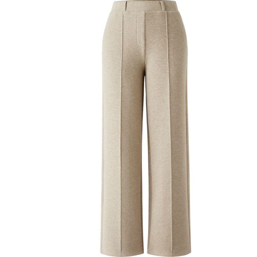 OGL FuzzLuxe Cozy Wool Blend High Waist Straight Leg Pull On Pants Size XL - Picture 7 of 10